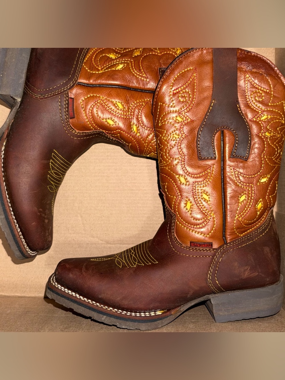 Women’s Brown Leather Boots - Rugged Comfort